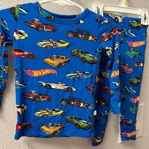 Hot wheels, posh peanut pajamas size 12 - 18 mo